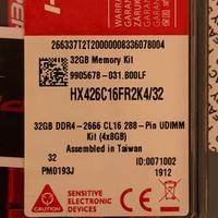 H426c16fr2k4 / 32gb ddr4 2666mhz NUOVE