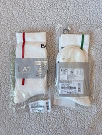 Calze corte da corsa EA7 / Milano - Cortina 2026