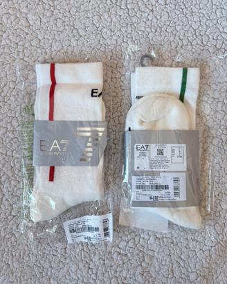 Calze corte da corsa EA7 / Milano - Cortina 2026