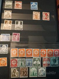 francobolli del 3 Reich + album
