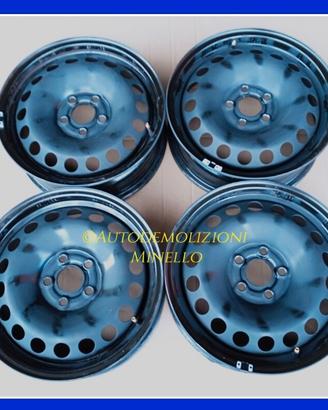 Cerchi in ferro 5,5 x 15 per VW Polo 2017 >