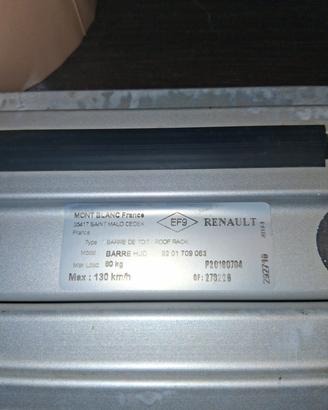 barre portatutto Dacia Duster 