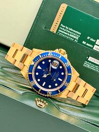 Rolex Submariner Oro 18k 16618 RRR Full Set