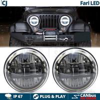 FARI a LED DRL Omologati Per JEEP WILLYS CJ 6500K