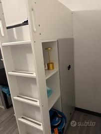 Letto a soppalco Smastad ikea come nuovo