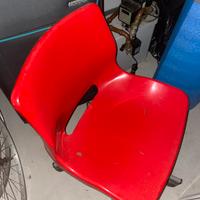 Sedia girevole Ikea Snille vintage