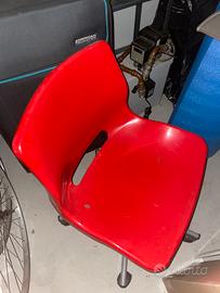 Sedia girevole Ikea Snille vintage