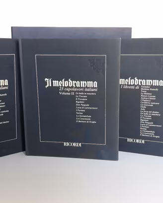 Raccolta "Il melodramma" Ricordi - dischi - 33giri