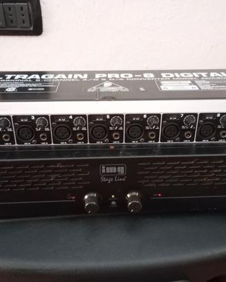 Amplificatore 600 w + behringer Ada 8000