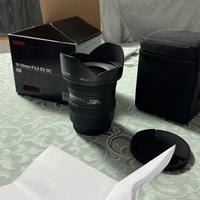 Sigma 10-20mm f/3.5 EX DC HSM per Canon