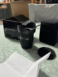 Sigma 10-20mm f/3.5 EX DC HSM per Canon
