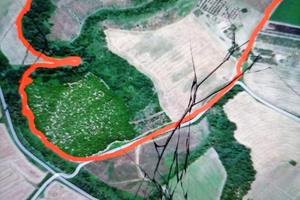 Casolare ristrutturato + 36,5 ha terreni irrigui