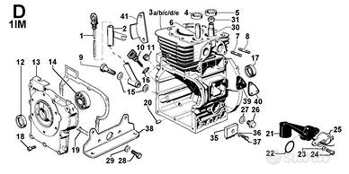 Ricambi Usati Motore Intermotor IM350 Lombardini