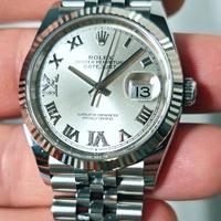 Rolex DJ 36 silver diamanti 126234 jubilee 2022