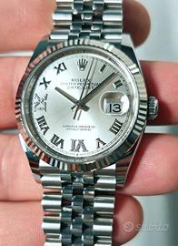 Rolex DJ 36 silver diamanti 126234 jubilee 2022