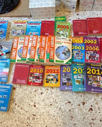 Cataloghi francobolli lotto intero 2000 2020