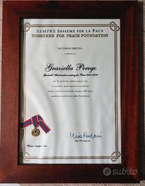 onorificenza di Maria Pia Fanfani