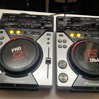 coppia cdj 400 pioneer cue play nuoviVideoProva