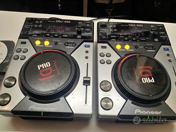 coppia cdj 400 pioneer cue play nuoviVideoProva