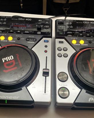 coppia cdj 400 pioneer cue play nuoviVideoProva