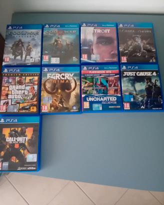 Lotto 9 giochi ps4 (prezzo trattabile)