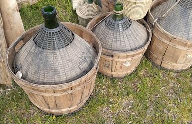 6 Damigiane fiasche 54 litri per vino