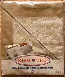 Completo Letto Matrimoniale KIRO ORO – Maxi