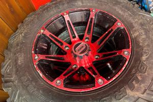 Cerchi moose e gomme x polaris rzr xp 1000