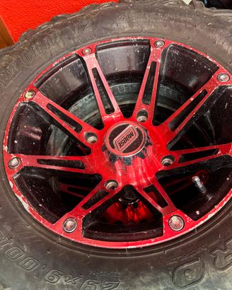 Cerchi moose e gomme x polaris rzr xp 1000