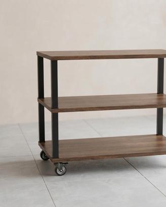Carrello 3 ripiani stile industriale 