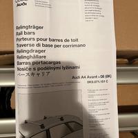 Barre portatutto NUOVE originali Audi