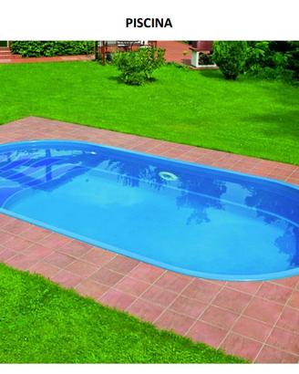 Piscina in vetroresina monoblocco