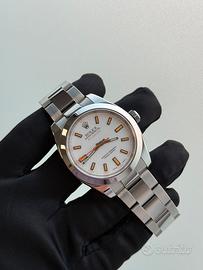 Rolex Milgauss ref. 116400 bianco full set
