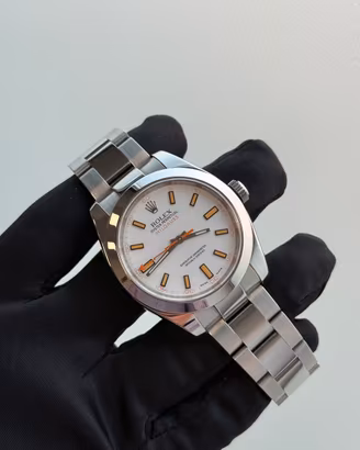 Rolex Milgauss ref. 116400 bianco full set