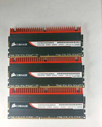 Ram Corsair DominatorGT dd3 3x2gb CMT6GX3M3A2000C8