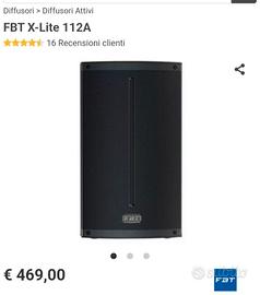 COPPIA CASSE ATTIVE BLUETOOTH FBT