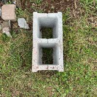 Blocco in cemento, forato