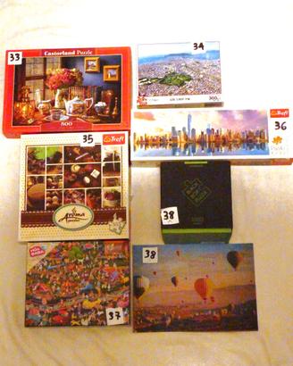 puzzle 500, 1000 pz