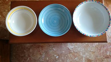 3 terrine grandi nuove diametro cm. 27, 30 e 32