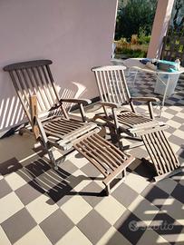 sedie a sdraio esterno 
