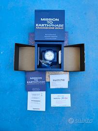 Omega x Swatch Mission To Earthphase MoonshineGold