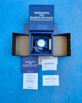 Omega x Swatch Mission To Earthphase MoonshineGold