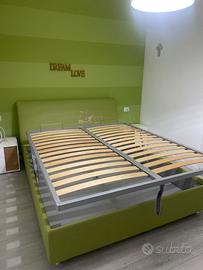 letto matrimoniale senza materasso.