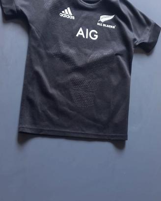 Maglia Adidas rugby All Blacks bambino 9-10 anni