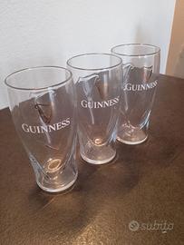 Bicchieri da birra GUINNESS 0,5L NUOVI