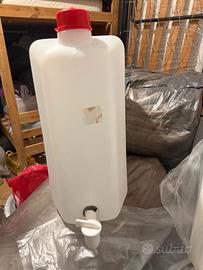 contenitore acqua con rubinetto 20L.