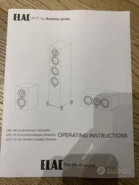 2 Floorstanding speakers ELAC UF5 - FS U5