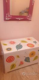 Baule in legno molto capiente