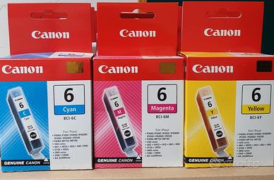 Cartucce Canon BCI-6C BCI-6M BCI-6Y