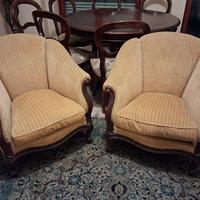 divano e due  poltrone in Barocchetto 